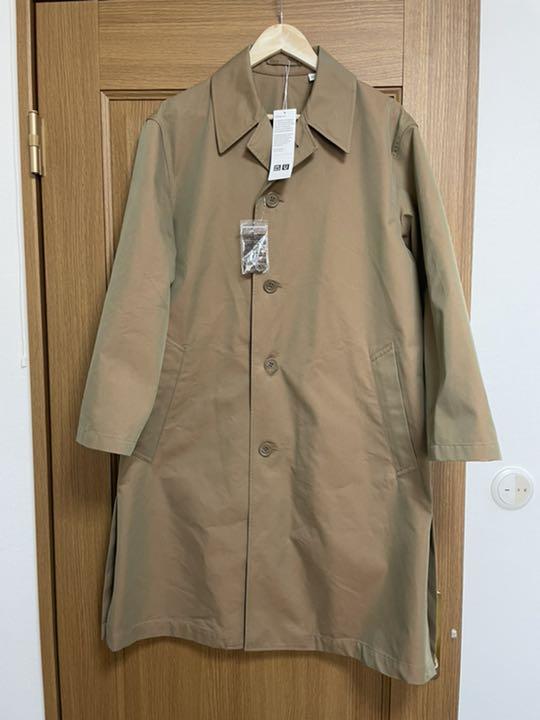 新作100%新品 ステンカラーコート ダークブラウン S ユニクロU 2022SS M1vob-m75149173273 得価2022