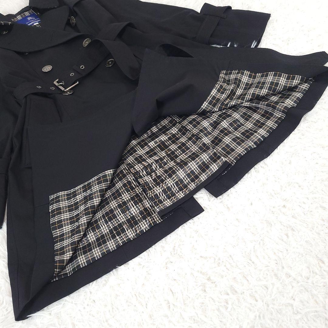 【美品✨】バーバリーブルーレーベル　トレンチコート　ベルト付　ノバチェック