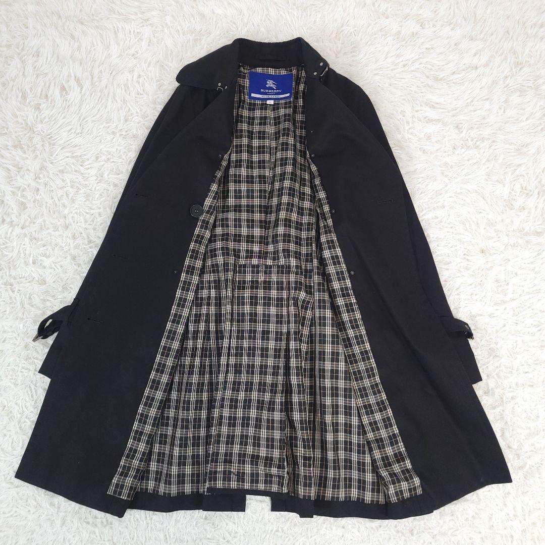 【美品✨】バーバリーブルーレーベル　トレンチコート　ベルト付　ノバチェック