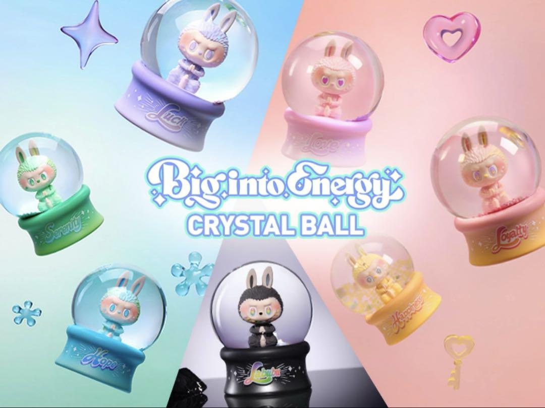 Labubu Big into Energy クリスタルボール スノードーム - メルカリ