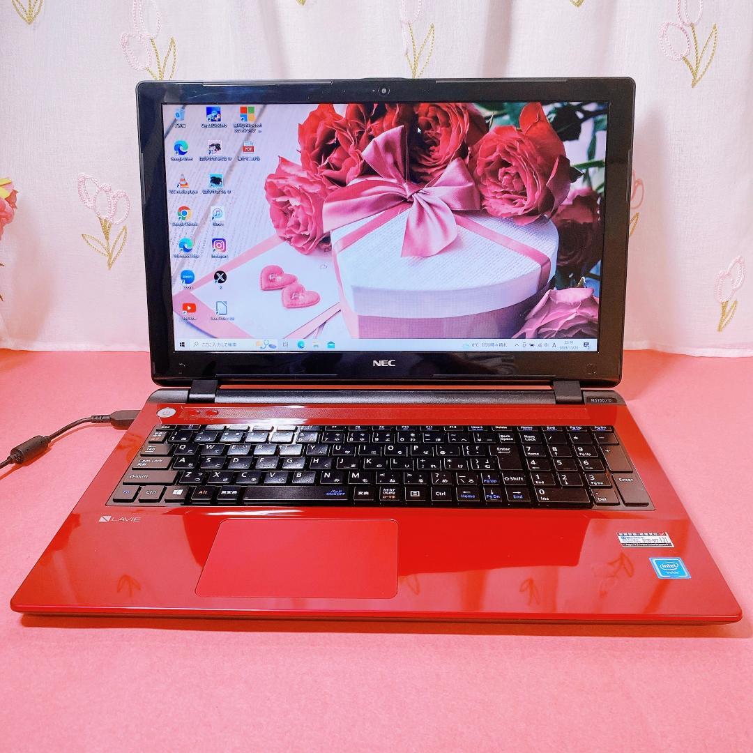 B50 美品✨新品SSD⭐薄型ノートパソコン⭐カメラ付き！在宅ワークや学習に