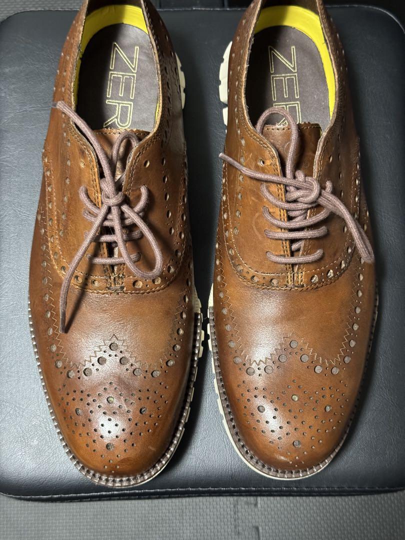 COLE HAAN コールハーン ブラウンレザーシューズ 8 1/2