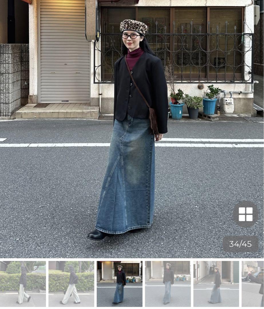 【特別訳あり特価】 nugu sep19 マフラーセットVネックジャケット ブラック ジャケット・アウター