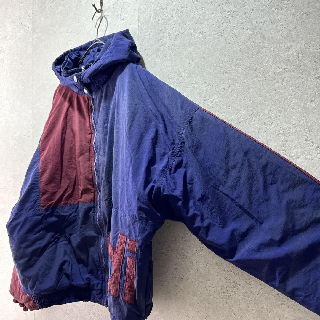 D48 NewVintage古着90's紺色adidasウォームアップジャケット D48 NewVintage古着90's紺色adidasウォームアップジャケット