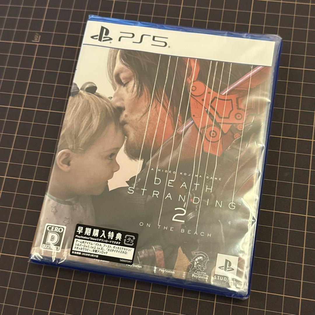 新品 即発送 PS5 DEATH STRANDING 2 早期購入特典付き