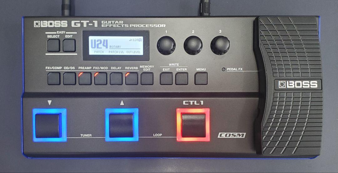 【新品・未使用品・送料込】BOSS GT-1 ＋A/Cアダプター付 BOSS GT-1 ACアダプター 元箱付き