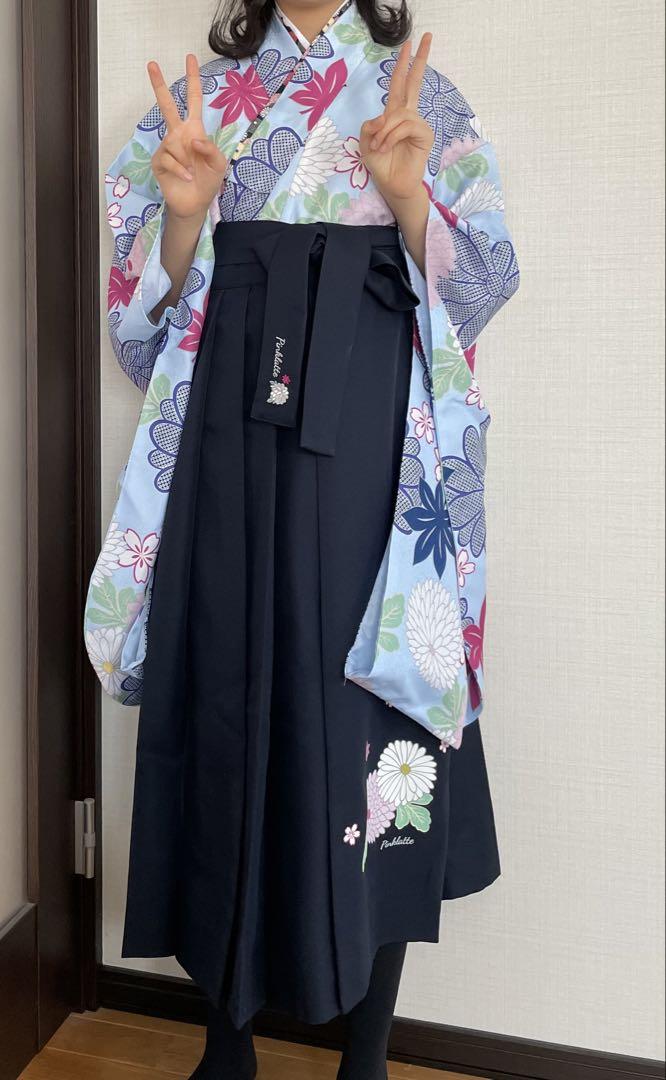 ピンクラテ　袴セット♪ XS 150サイズ♪ 小学校卒業式