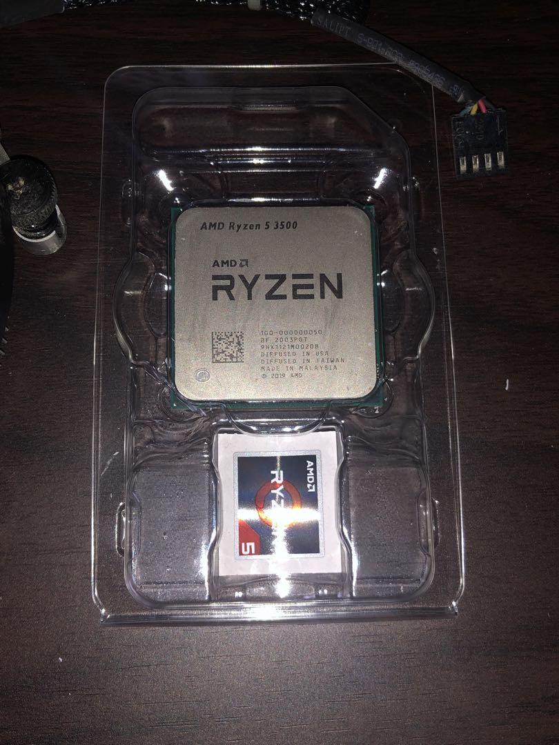 AMD Ryzen 5 3500 + AMDクーラー