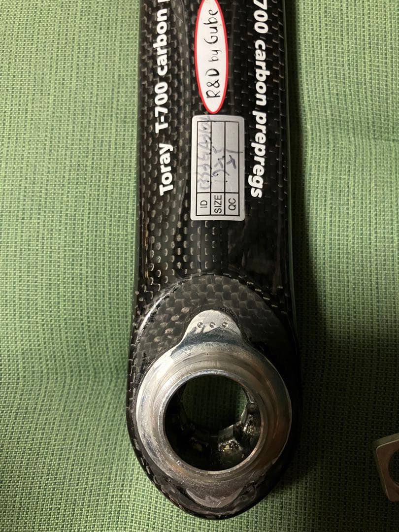 ★ オクタリンク用 東レT-700 カーボンクランクセット 52-39T PD-A530付き ★ FC-7700 FC-6500 FC-5500 Toray T-700カーボンクランク 172.5 mm - メルカリ