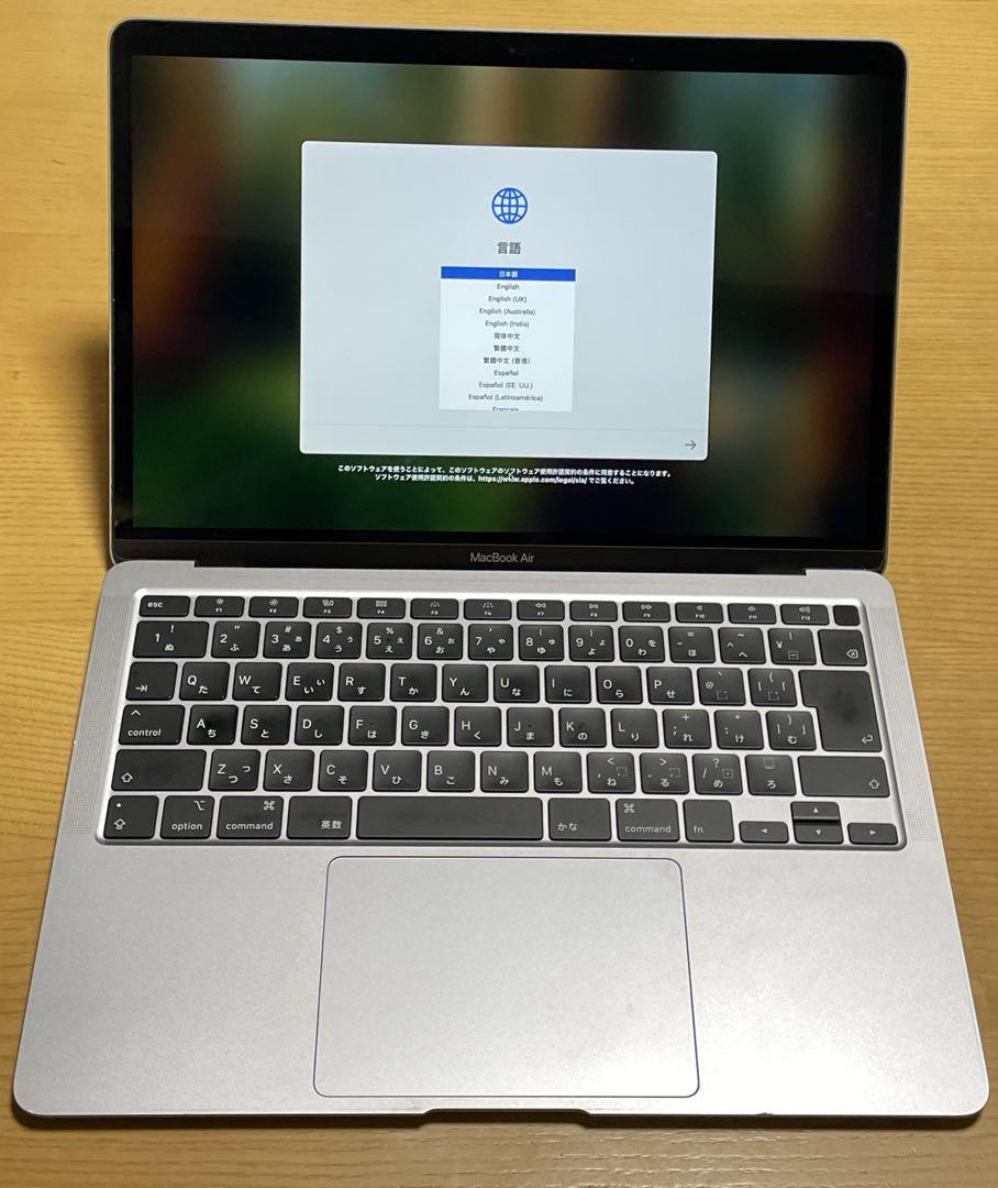 Apple MacBook Air 2020 i5本体 512GB