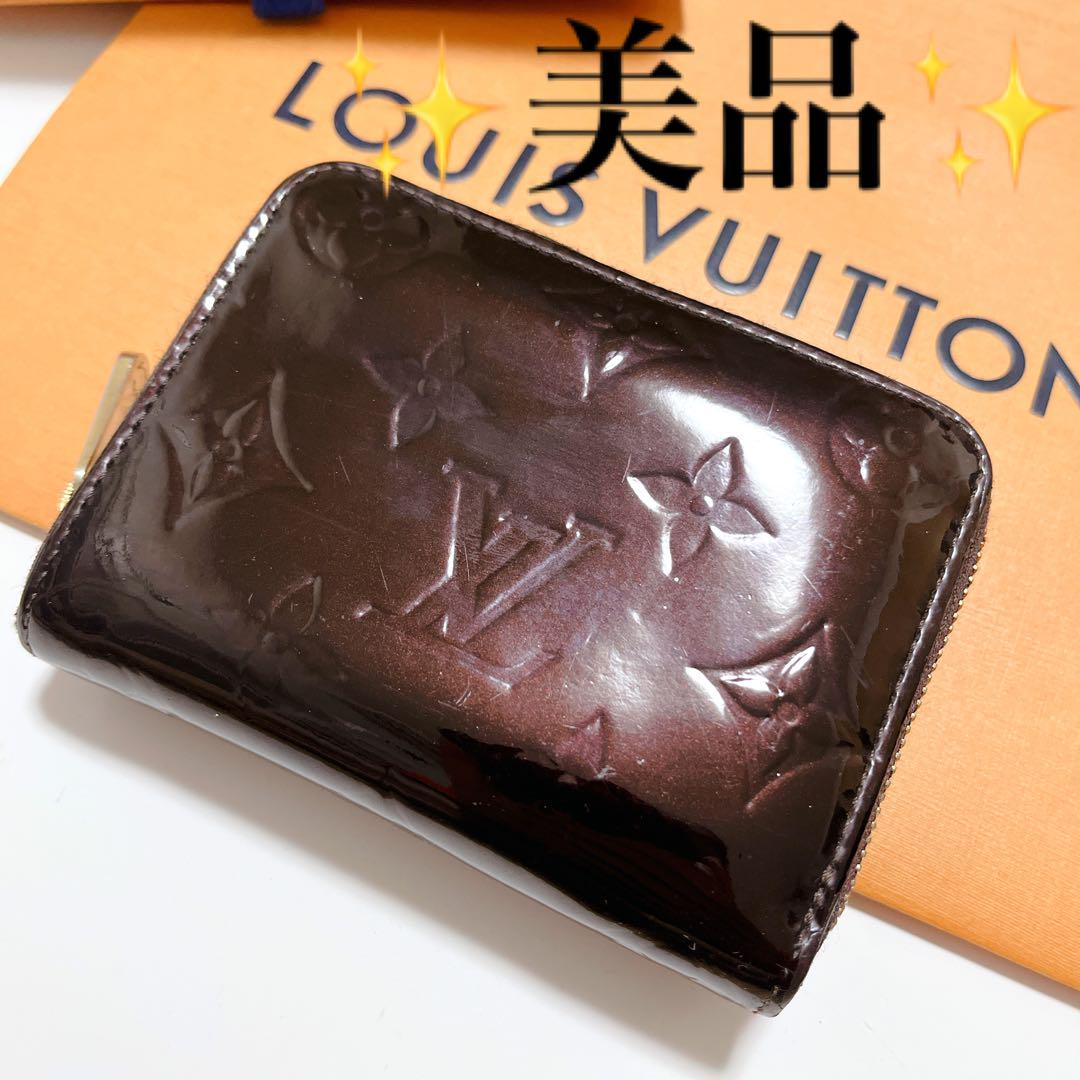 美品 ルイヴィトン ジッピーコインパース ヴェルニ コインケース