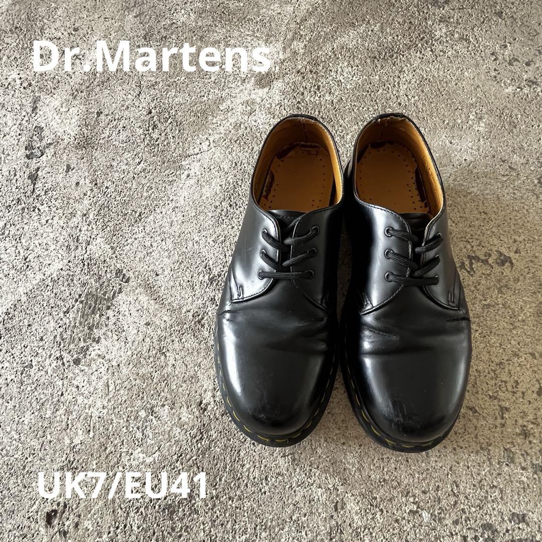 Dr.Martensドクターマーチン3ホールシューズ UK7 - メルカリ