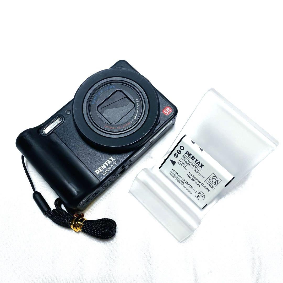 動作品 PENTAX Optio RZ10 コンパクトデジタルカメラ ブラック