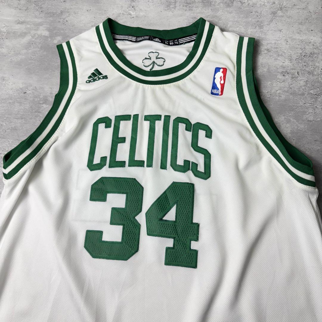 人気のクリスマスアイテムがいっぱい！ adidas × NBA CELTICS ポールピアース ユニフォーム XL 白 ウェア