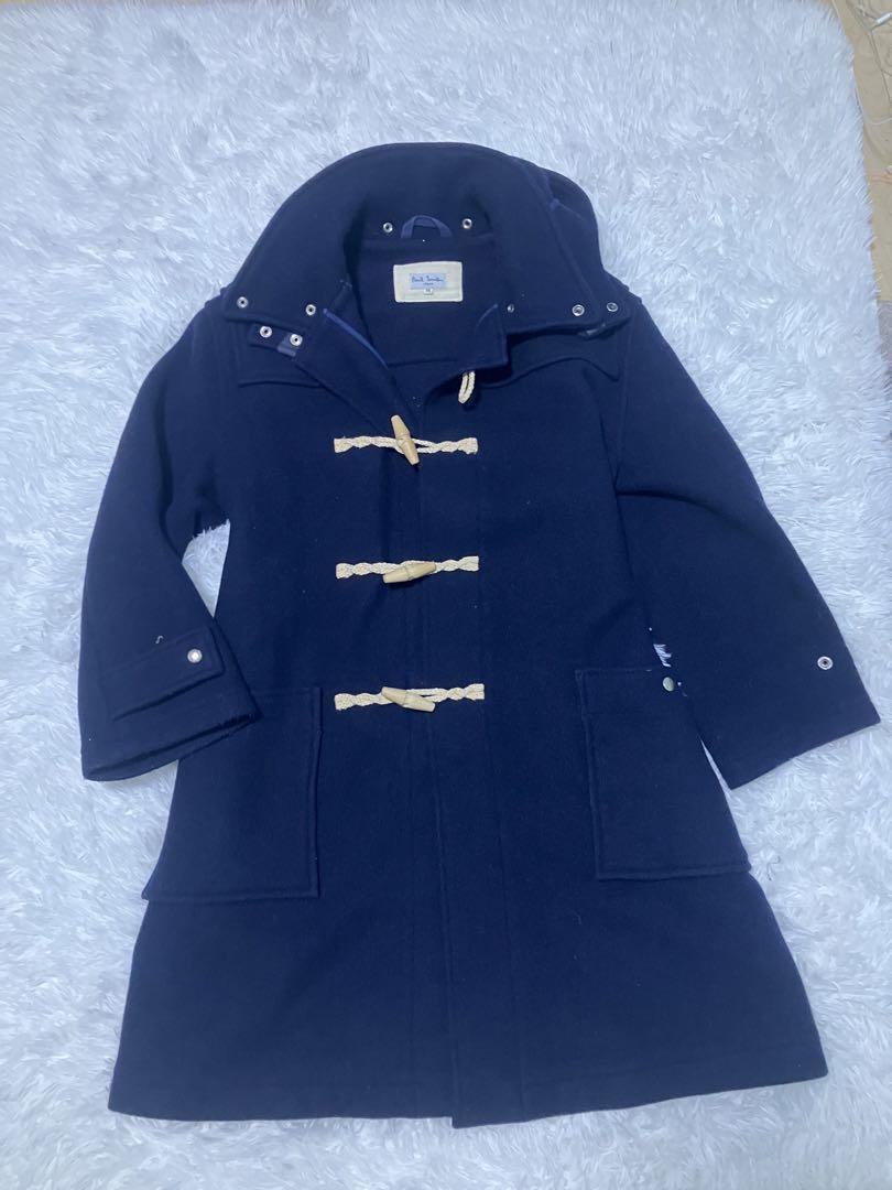 極美品　ポールスミス　ダッフルコート　ロング　ネイビー　M ウール　メンズ