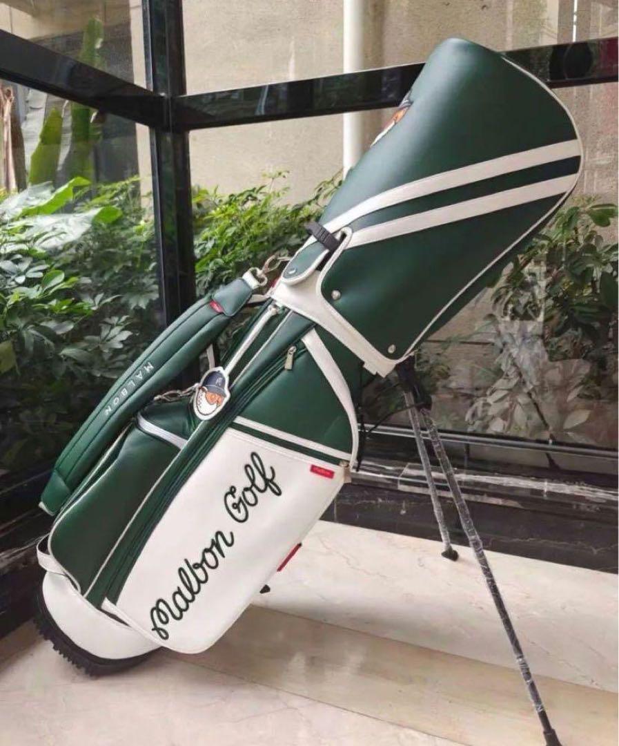 malbon新品 ゴルフバッグ マルボン キャディバッグ スタンド型バッグ