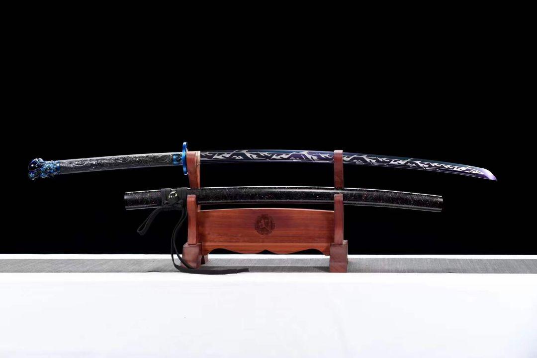 紫川に侍刀を長く』古兵器 武具 刀装具 日本刀 模造刀 居合