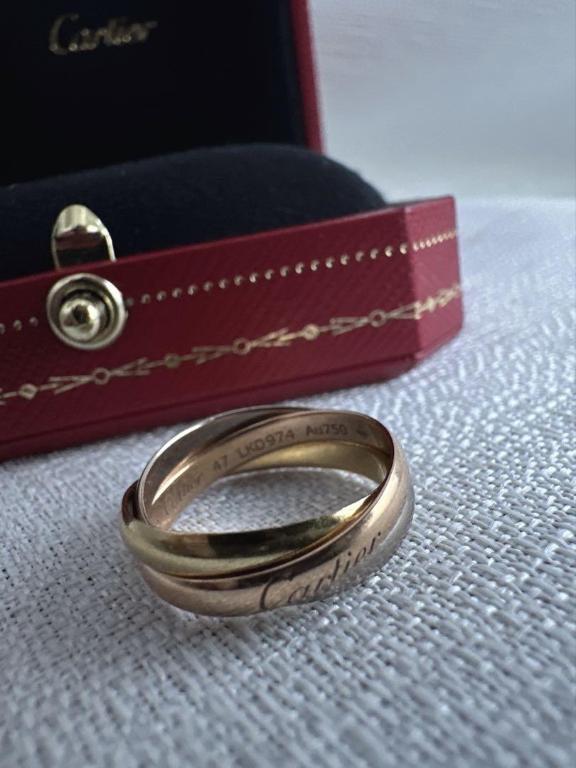 カルティエ リング トリニティ 750 K18 3連 Cartier
