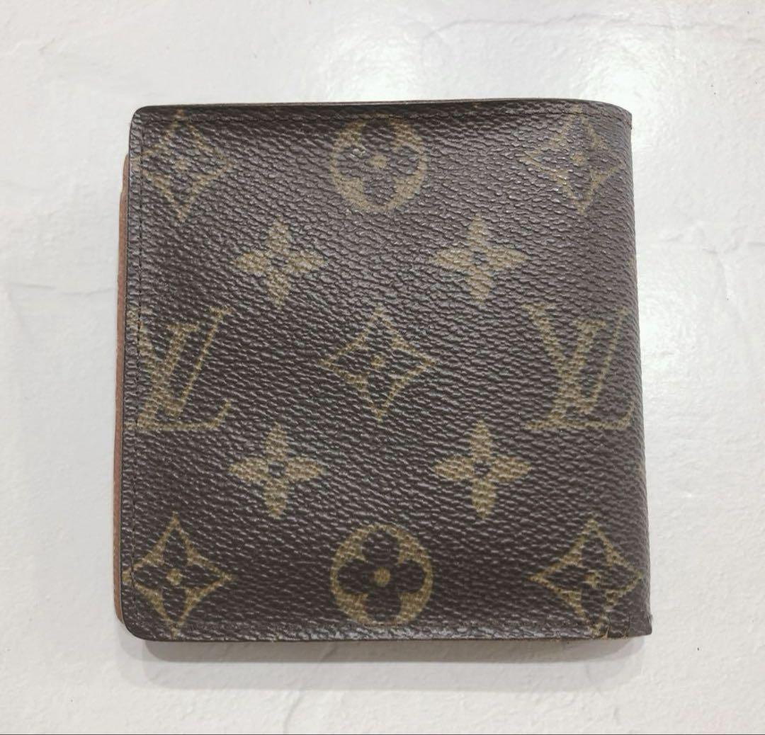 LOUISVUITTON ルイヴィトン 折財布 モノグラム ブラウン レザー