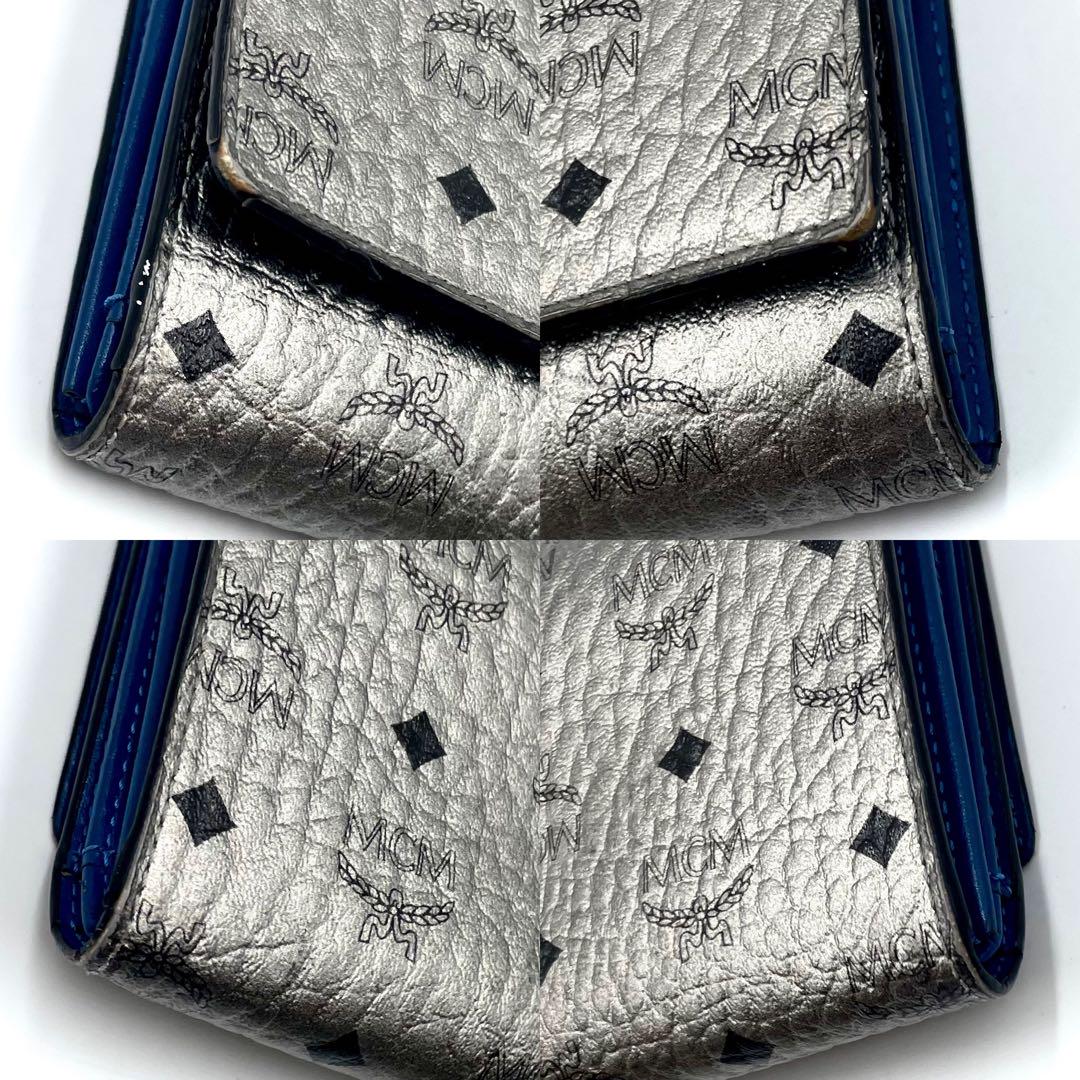 MCM エムシーエム 長財布 ロングウォレット シルバー 収納◎