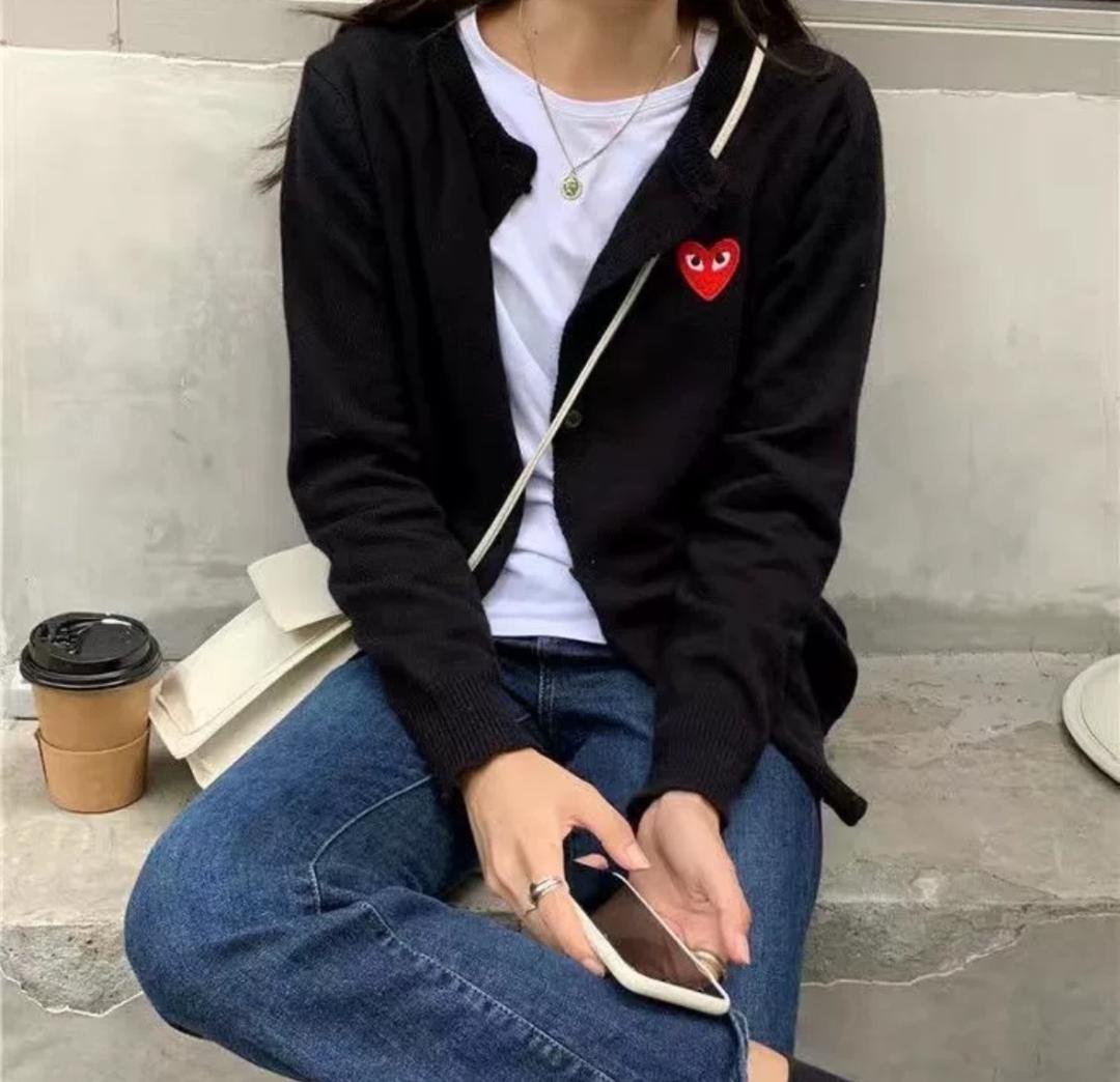 PLAY COMME des GARCONS カーディガン S