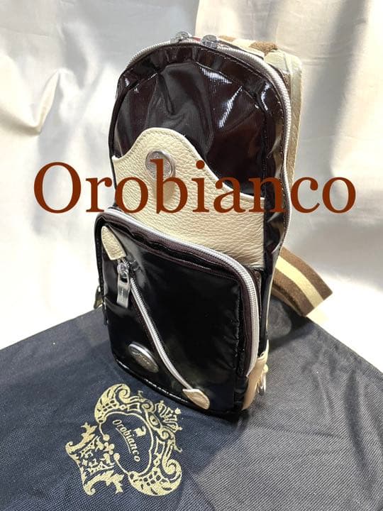 【未使用品】オロビアンコ OROBIANCO ボディバックスリングバックエナメル