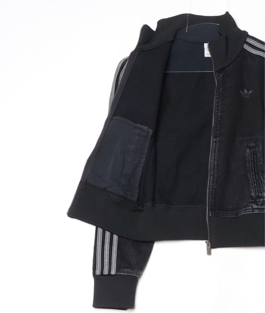 adidas デニムトラックトップ アディダス アディカラー デニム トラックトップ - ブルー