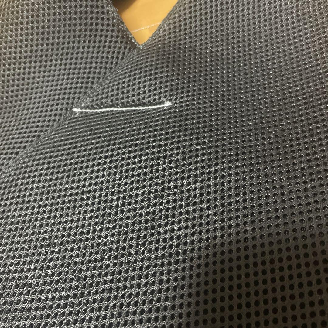 MM6 Maison Margiela ブラックメッシュトートバッグ