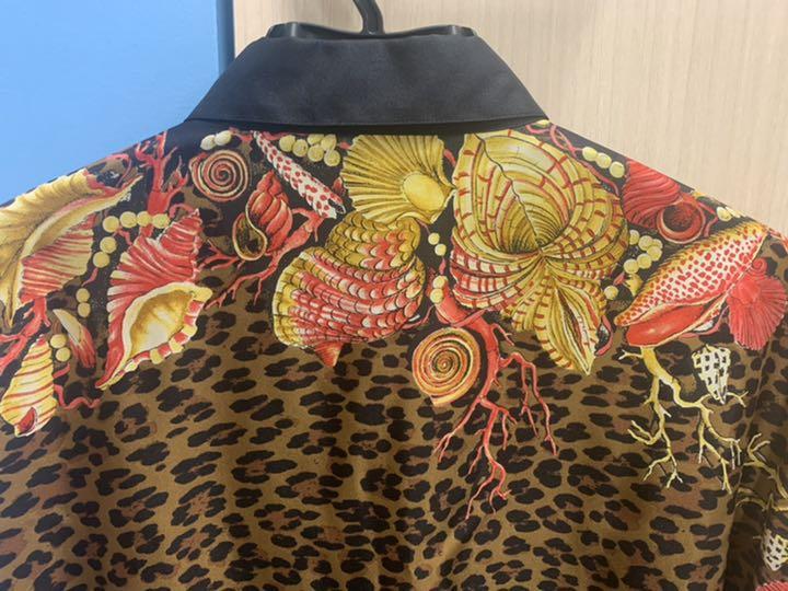 通販正規店 38万円 ジャンニヴェルサーチェ シルクシャツ ユニセックス イタリア製 9G6K8-m75178823701 得価セール