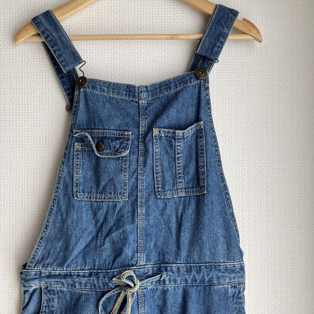 アンティカ デニム サロペット ワイドパンツ オーバーオール