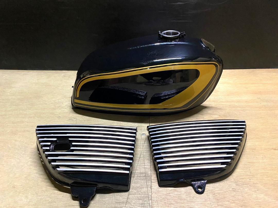 ＧＴ３８０　タンク　Ｂ３金　/ブラック GT550 フューエルタンク GT380 アルフィンとタンク B3金 /ブラック GT550