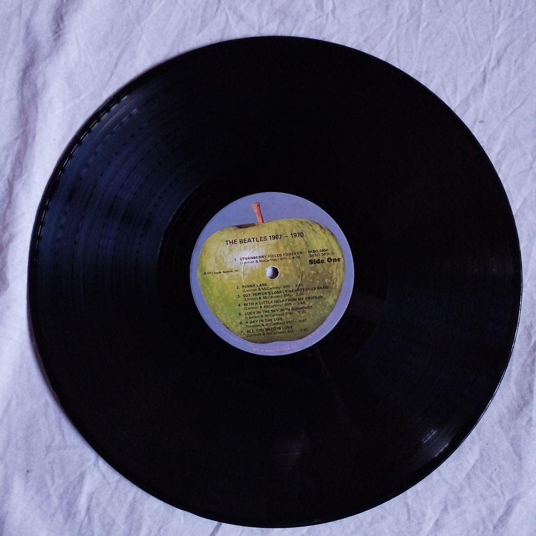 レコード　キャピトル盤　US盤　青盤　2LP　ビートルズ　送料込み