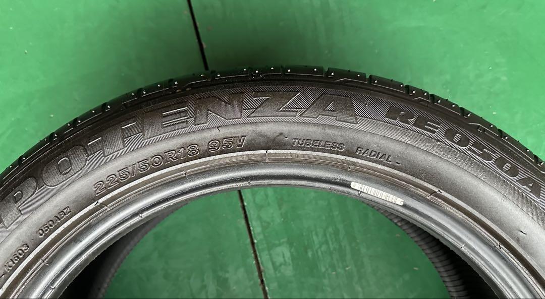 ブリヂストンPOTENZA 225/50R18 RE050A 4本セット
