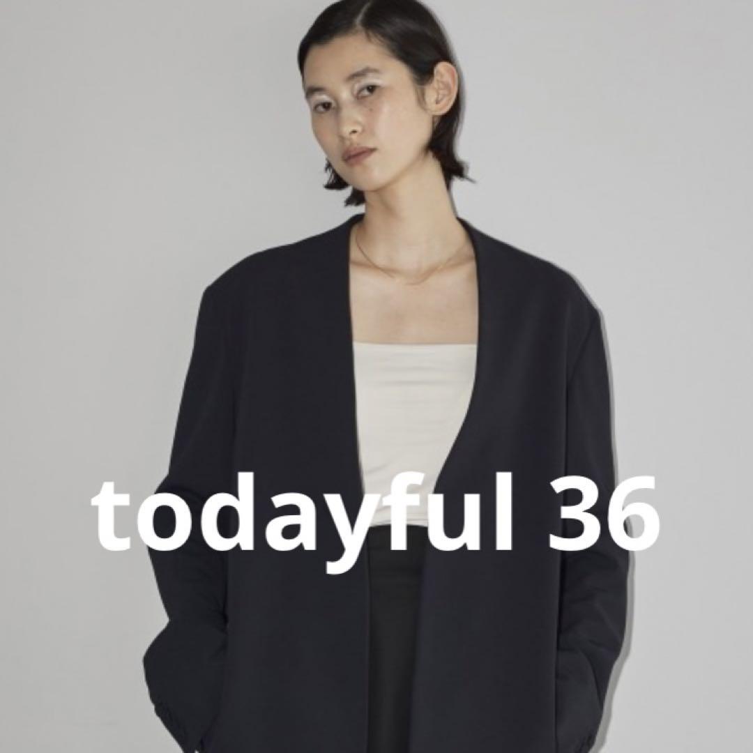 todayful カラーレスツイルジャケット