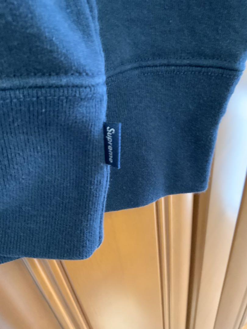春先取りの SUPREME スウェット M ネイビー トップス