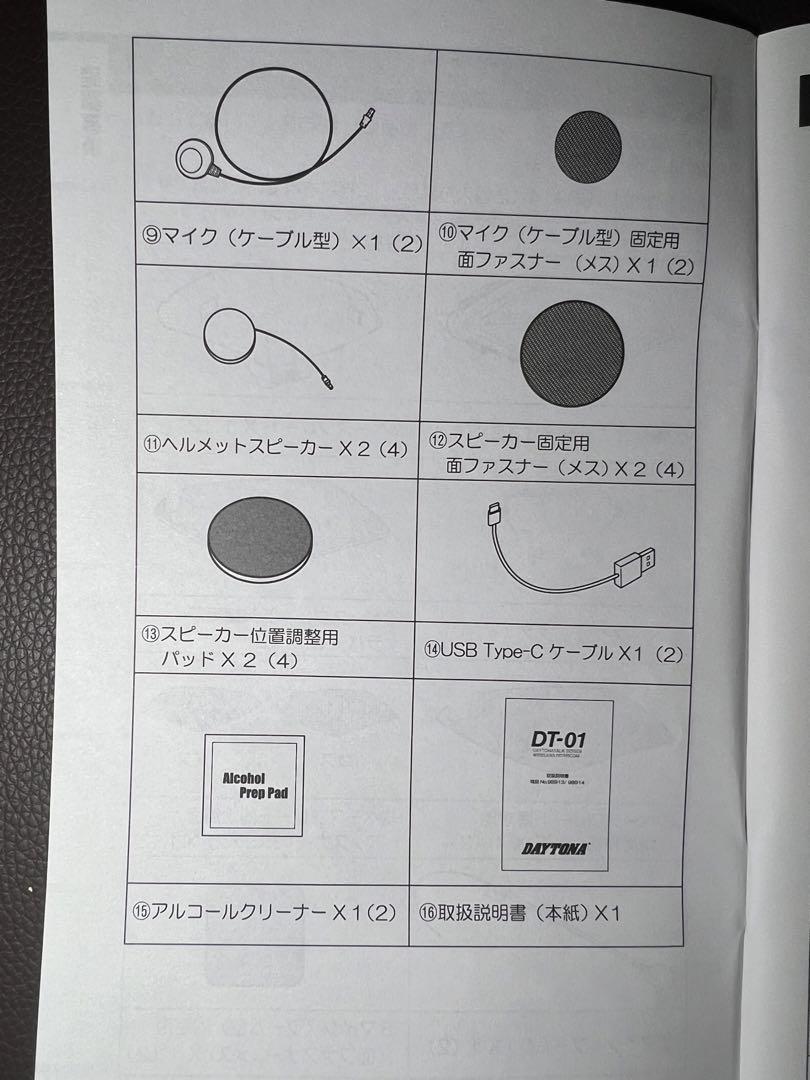 デイトナ　インカムDT-01に専用薄型スピーカー付