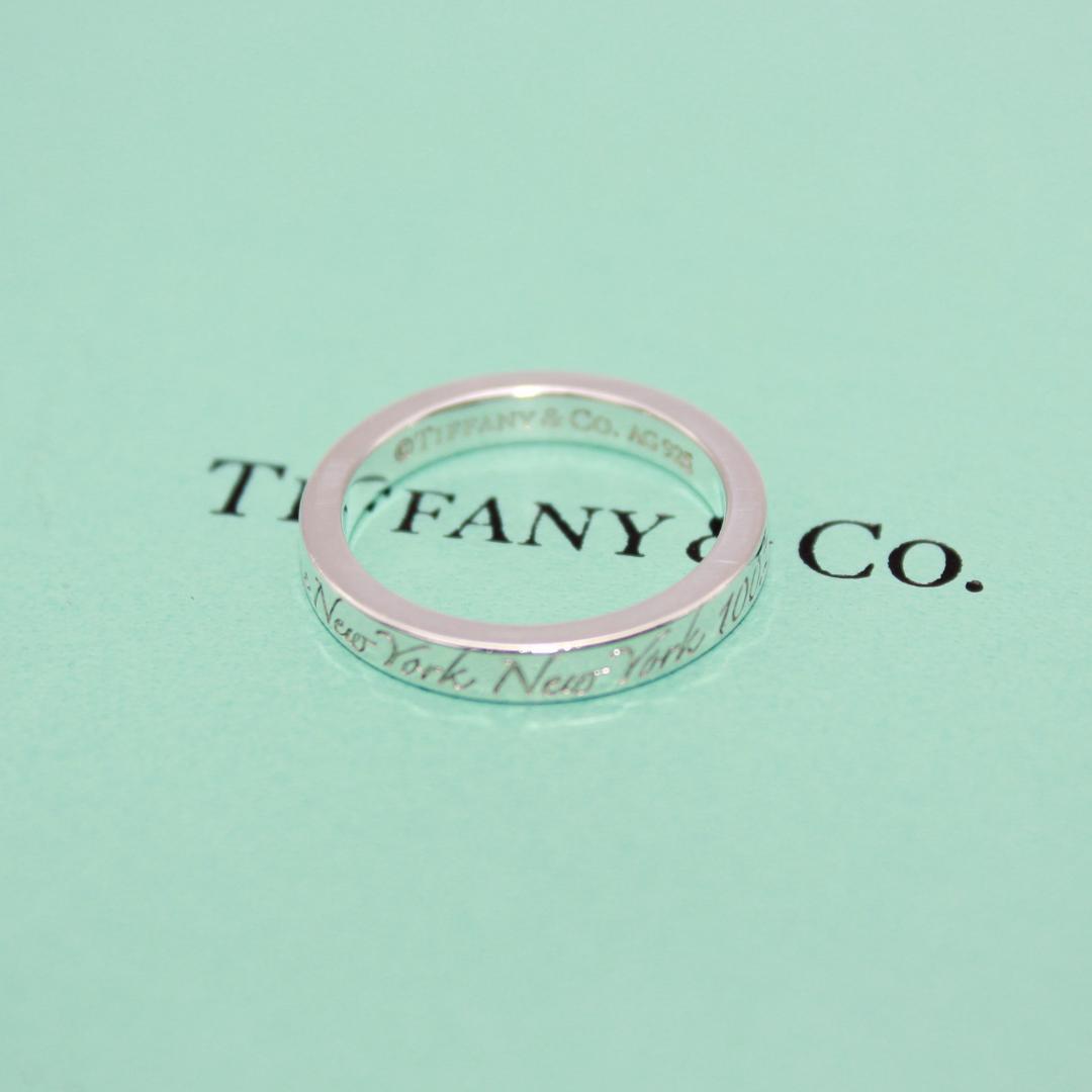 美品 Tiffany&Co.ティファニー ノーツナロー リング 指輪 9号