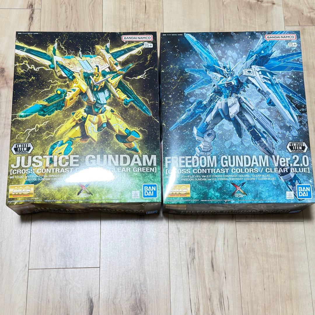 MG フリーダムガンダム2.0 クロスコントラスト MG ジャスティスガンダム