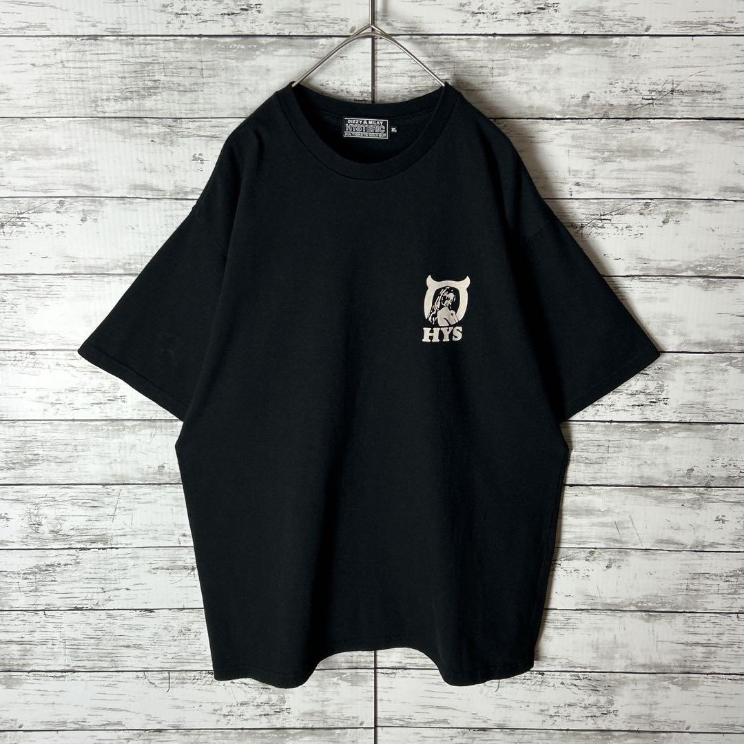3018M【美品・XL】ヒステリックグラマー☆ヒスガール ビッグロゴＴシャツ