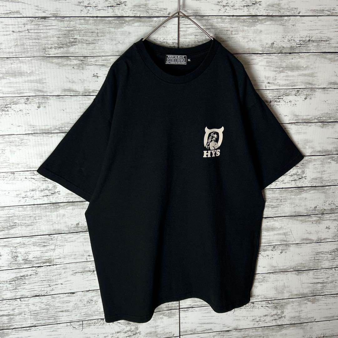 3018M【美品・XL】ヒステリックグラマー☆ヒスガール ビッグロゴＴシャツ