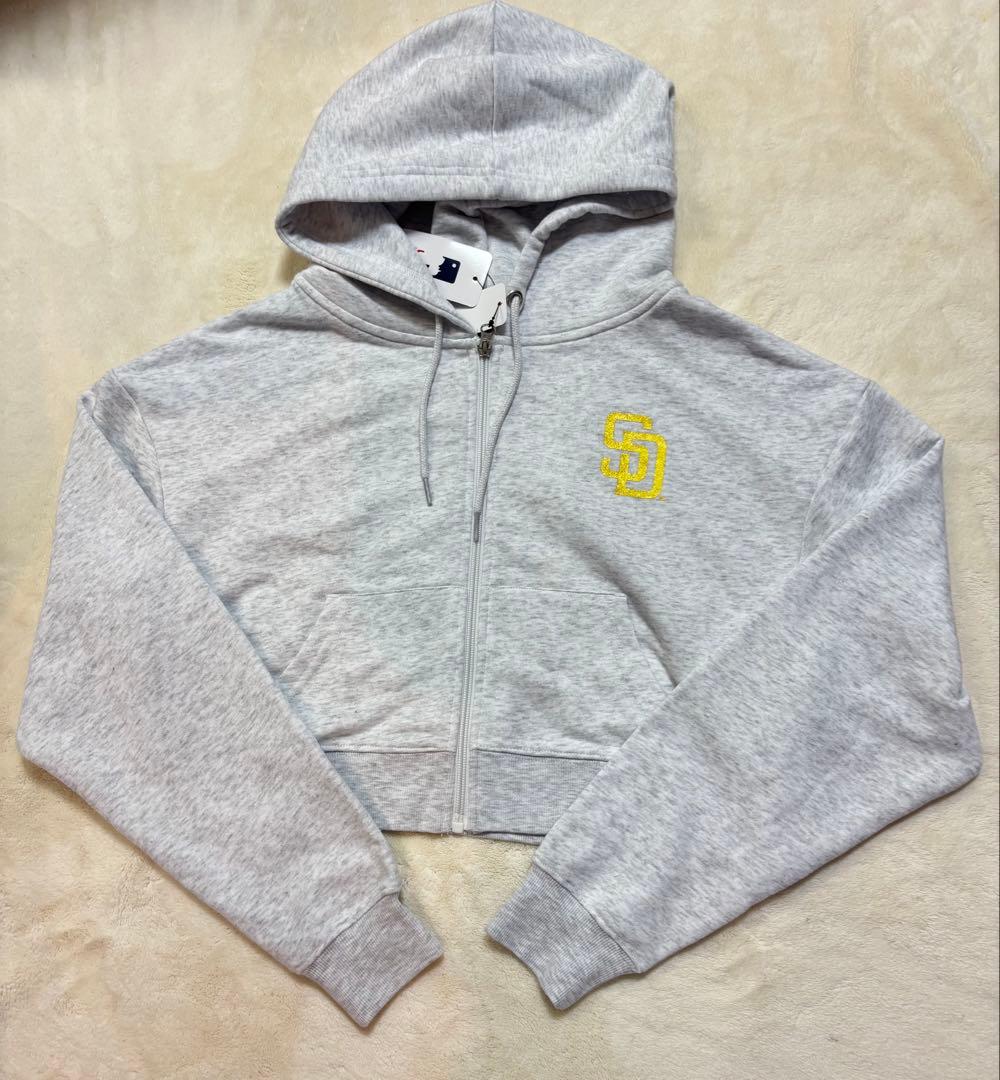 大人気★ MLB SD パドレス ラメロゴ パーカー スウェットセットアップ L 大人気★ MLB SD パドレス ラメロゴ パーカー スウェットセットアップ L