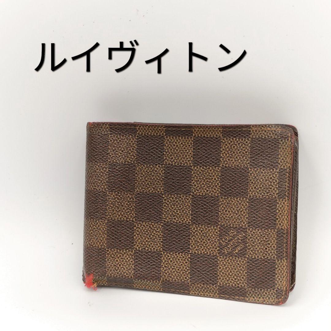 【ゆうきち】LOUIS VUITTON 　ポルト・モネ　ダミエ・エべヌ LOUIS VUITTON ルイ・ヴィトン ポシェット・ポルト モネ カルト