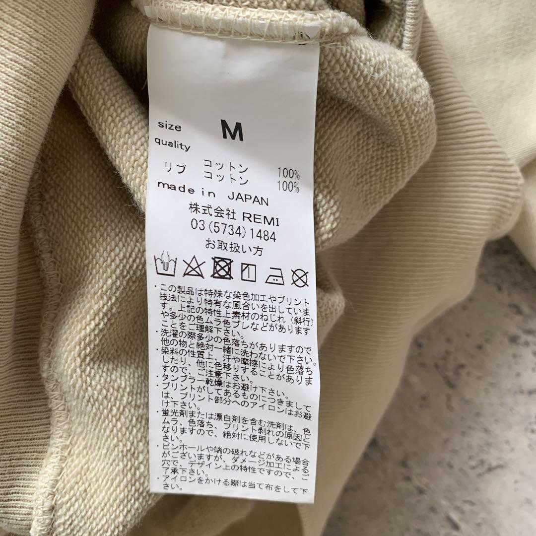 REMI RELIEF レミレリーフ 別注リラクシースウェット スウェット