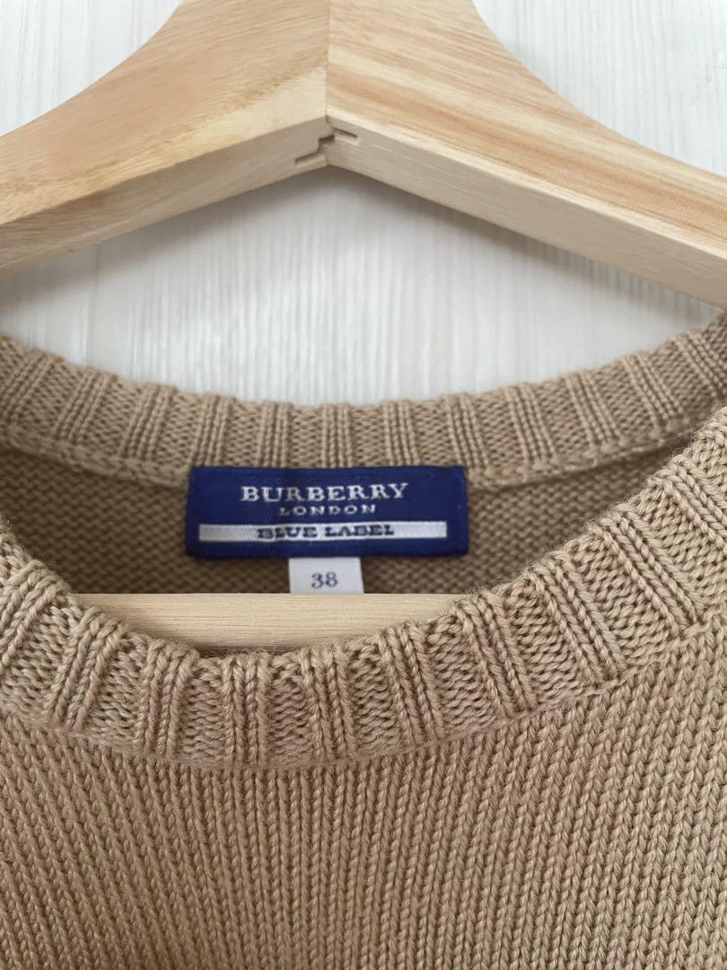 【最終価格】Burberry サマーニット　38 BURBERRY ブルーレーベル 半袖ニット 38 サマーニット - メルカリ