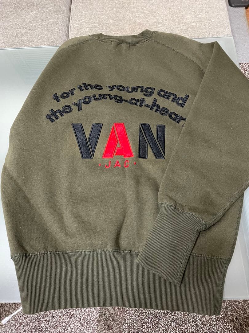VAN JAC ヴァンヂャケット アップリ刺繍 トレーナー S M size