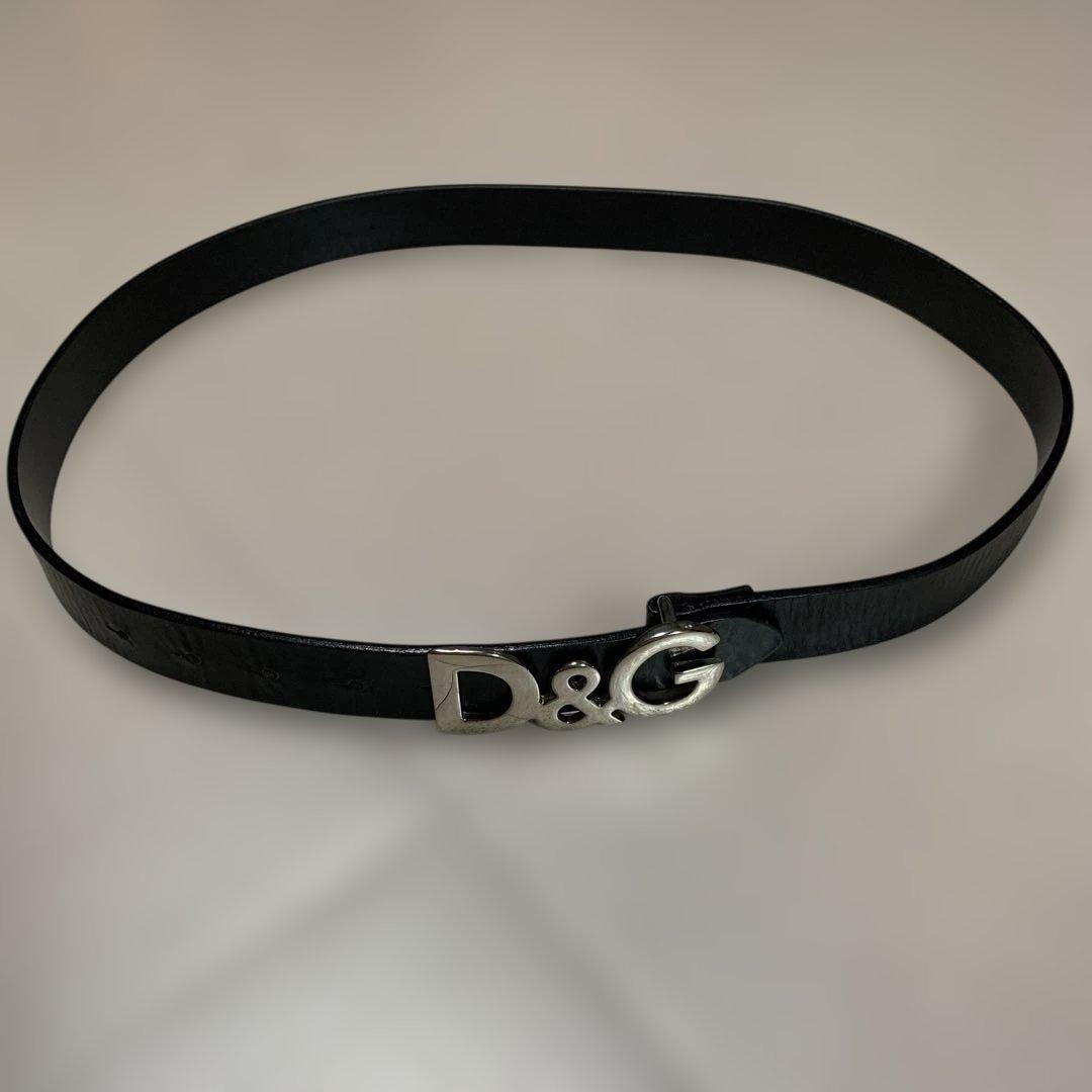 楽天市場】DOLCE&GABBANA D&G メンズ レザーベルトブラックDG