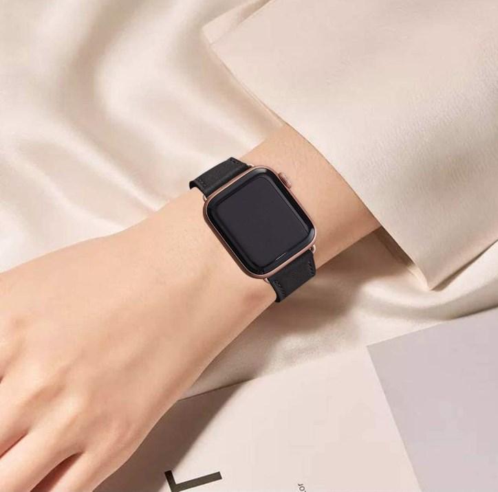 メルカリ 新品 アップル ウォッチ バンド38mm 40mm 黒 ローズゴールド レザーベルト 1 650 中古や未使用のフリマ
