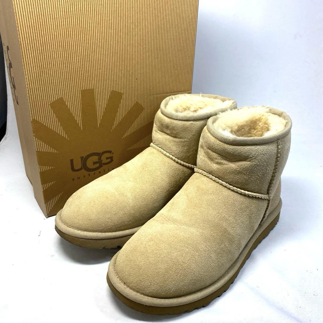 アグ　UGG 23センチ　ムートンブーツ　ベージュ