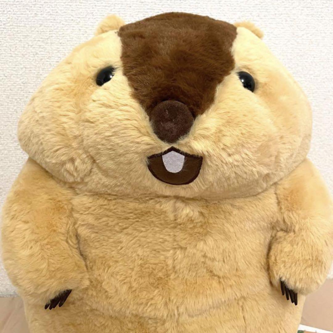 マーモットのもっとっと ウルトラBIG ぬいぐるみ　2個セット