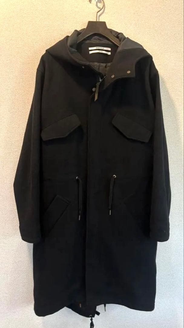 Robert Geller ウールモッズコート ブラック ロバートゲラー アウタM ROBERT GELLER